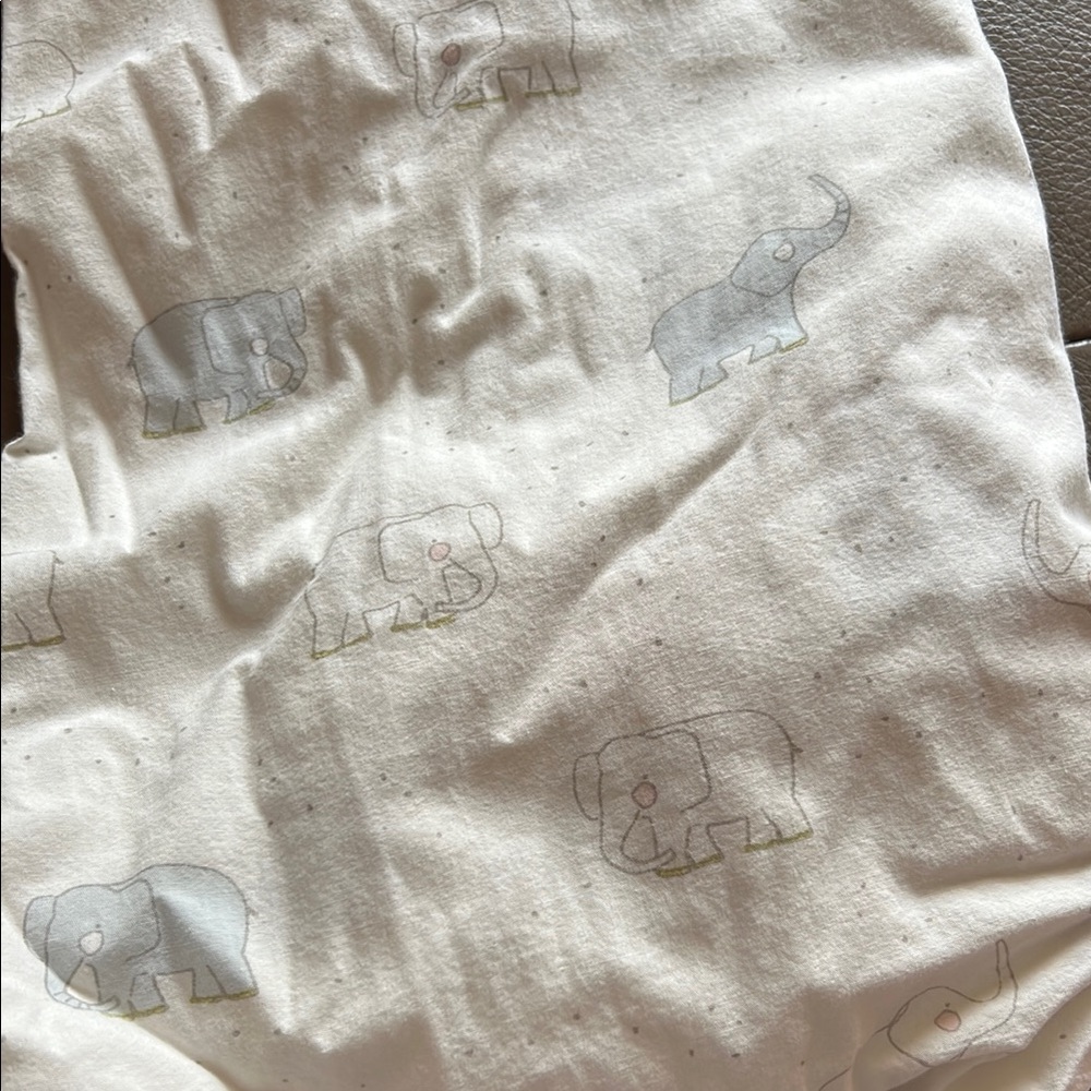 Stokke sleepi pehr Adorable Elephant Print cotton fitted crib sheet
